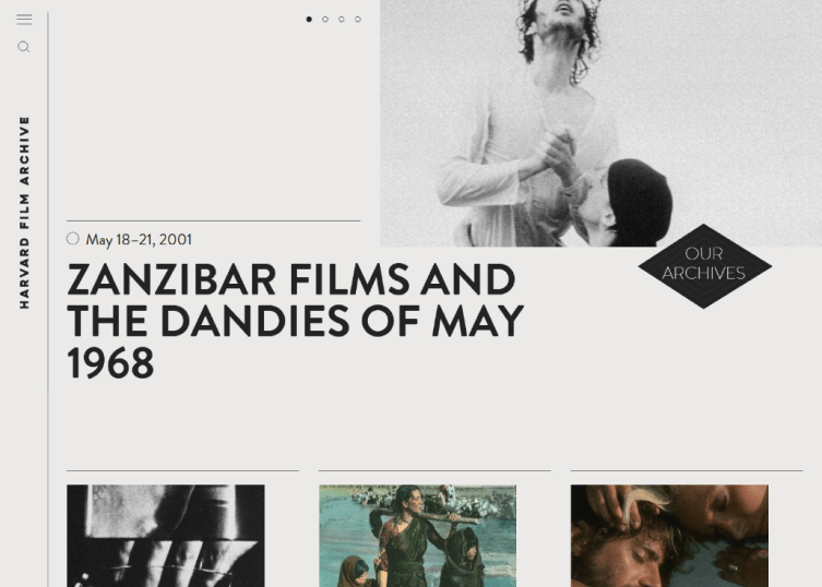 Harvard Film Archive shows a variety of films in their website.